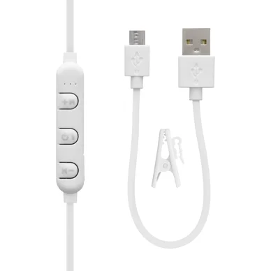Streetz Stay-in-ear Bluetooth hörlurar, vit