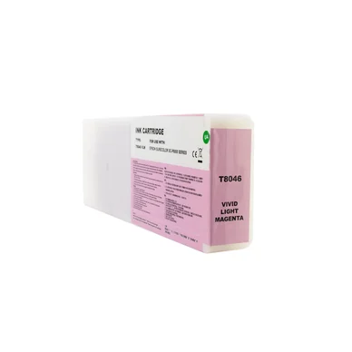WL Blækpatron lys magenta, erstatter Epson T8046 0T08046 Modsvarer: T8046