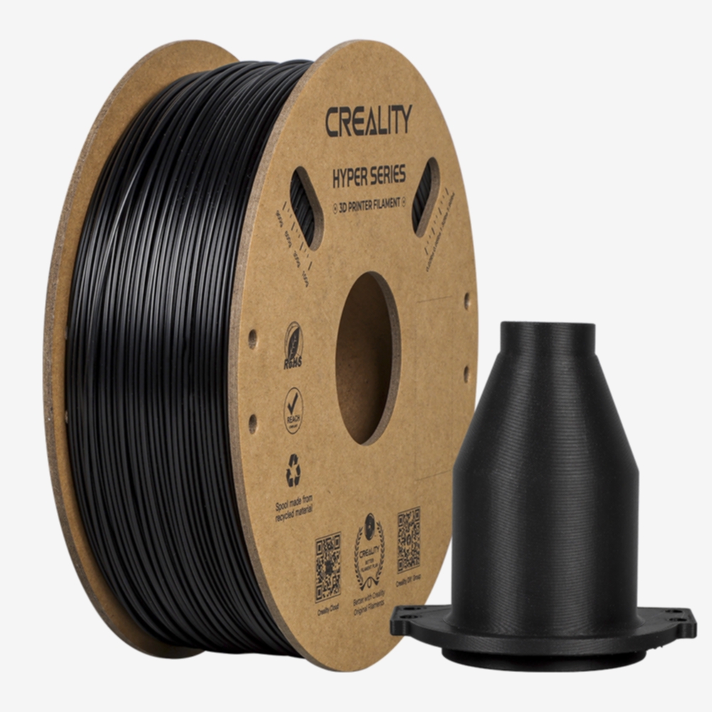 Creality Creality Creality Hyper ABS - 1.75mm - 1kg Svart ABS-filament,3D skrivarförbrukning