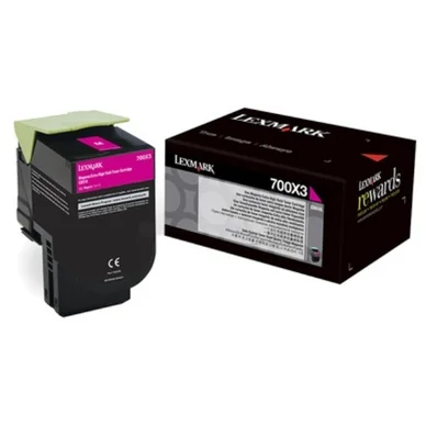 Lexmark Tonerkassette magenta 4.000 sider 700X3 Modsvarer: N/A