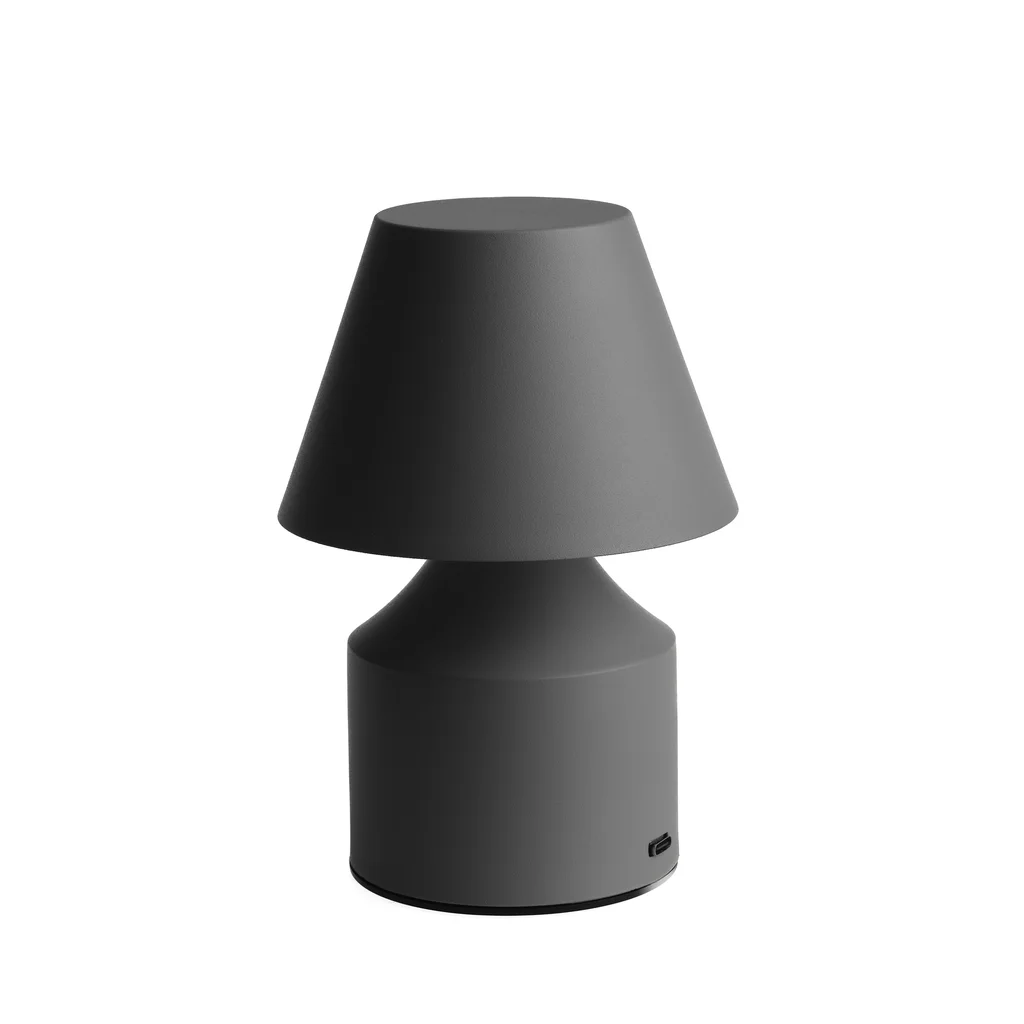 No Cable bordslampa Small 163mm grafit uppladdningsbar LED