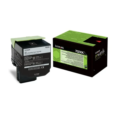 Lexmark Lexmark 702XK Tonerkassette sort 70C2XK0 Modsvarer: N/A billede
