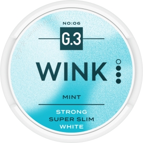 G.3 Wink Mint Strong Super Slim White