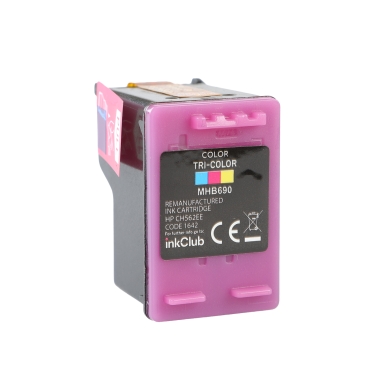 inkClub Inktcartridge, vervangt HP 301, 3-kleuren MHB690 Replace: CH562EE