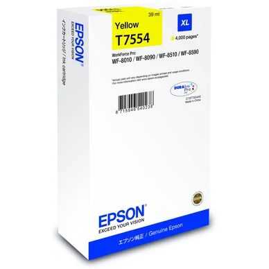 Epson Epson T7554 Blækpatron Gul T7554 Modsvarer: N/A billede