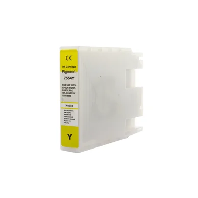 WL Blækpatron, erstatter Epson T7554, gul, 4.000 sider 0T7554 Modsvarer: T7554