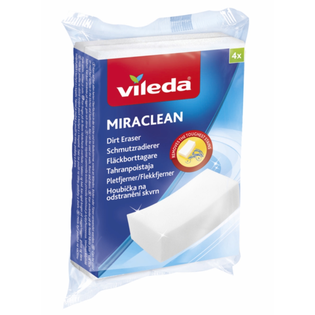 Vileda Miraclean Flekkfjerner Svamp 4stk