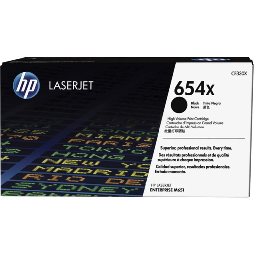 HP 654X Tonerkassett Svart