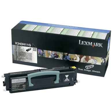 Lexmark Tonerkassette sort 6.000 sider return, høj kapacitet X340H11G Modsvarer: N/A