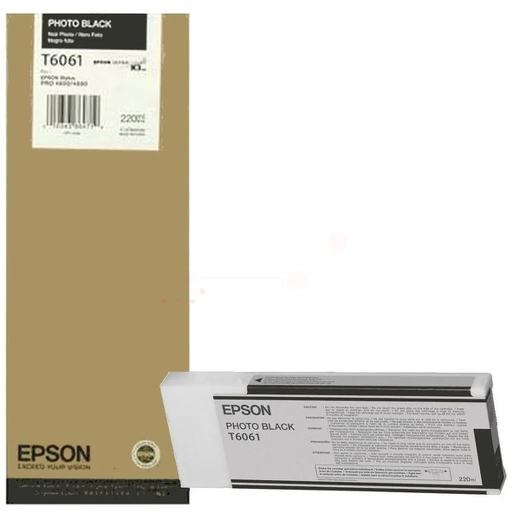 Epson T6061 Bläckpatron Svart foto