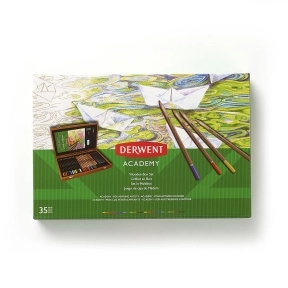 Derwent Academy Boîte cadeau en bois (crayons)