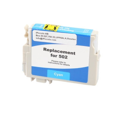 WL Inktcartridge, vervangt Epson 502 cyaan 0C13T02V24010 Replace: C13T02V24010