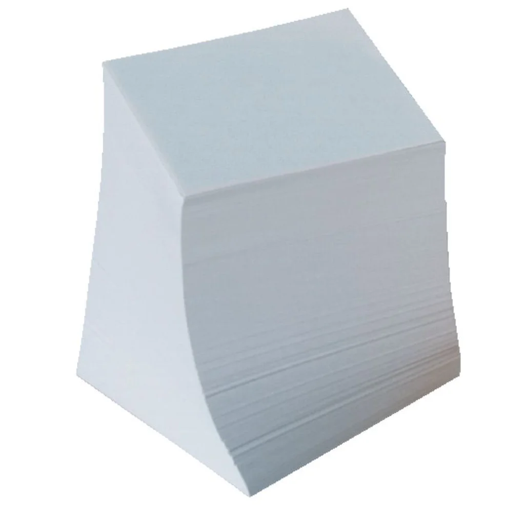 Folia Blockkub 9x9cm Limmad Vit