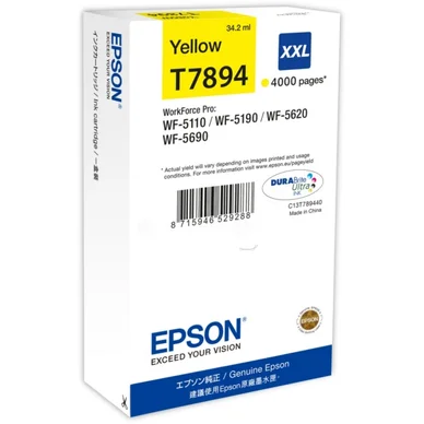 Epson Epson T7894 Mustepatruuna Keltainen T7894 Vastaa: N/A