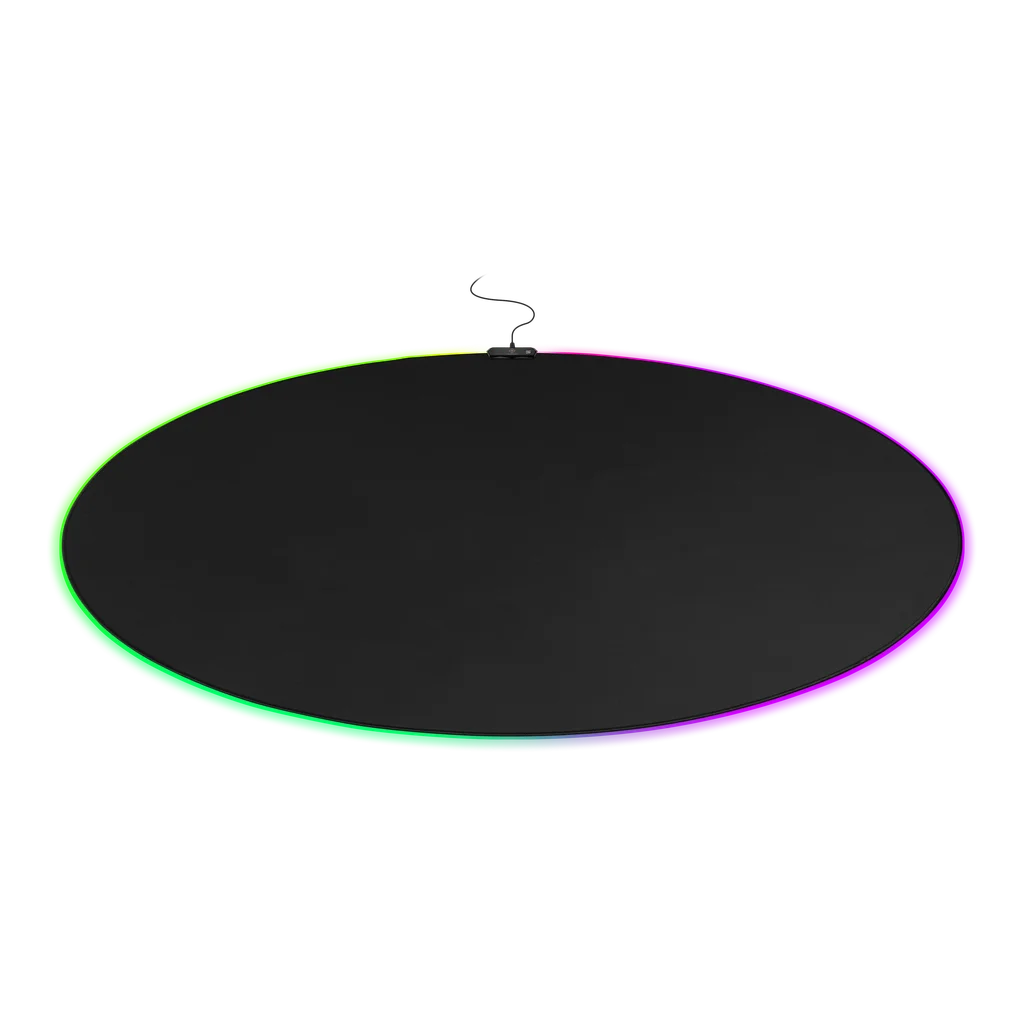 DELTACO Deltaco Gaming DFP430 Gulvmatte RGB, svart