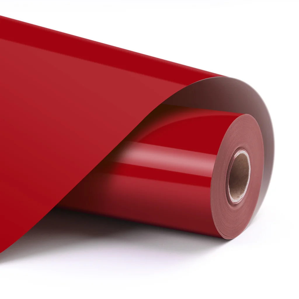 Heat Transfer Vinyl Basic- Red - 30.5 x 180 cm
