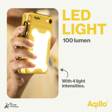 Aqiila Powerbird BS10 Solcellsdriven powerbank 10000mAh Gul