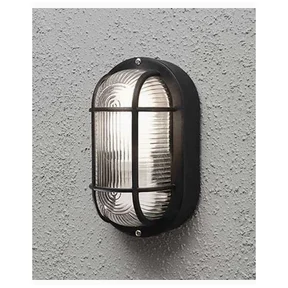 Konstsmide Elmas vägglykta. Svart 7650-750