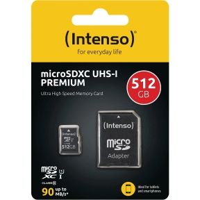 Intenso Micro SDXC 512GB UHS-I Premium