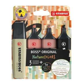 STABILO BOSS ORIGINAL Nature Colors 4 Pack Version 1
