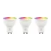 Smart Home LED-lampor, RGB, GU10, PAR16, 3-pack