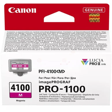 Canon Canon PFI-4100 Mustepatruuna Magenta PFI-4100M Vastaa: N/A