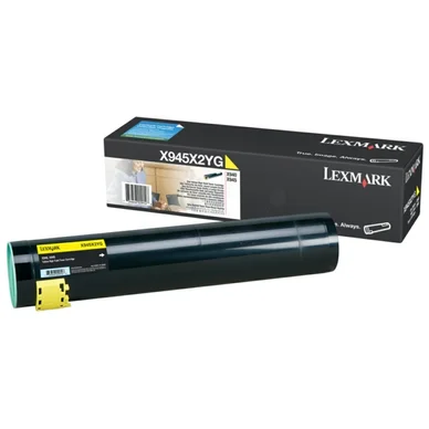 Lexmark Tonerkassette gul 22.000 sider X945X2YG Modsvarer: N/A