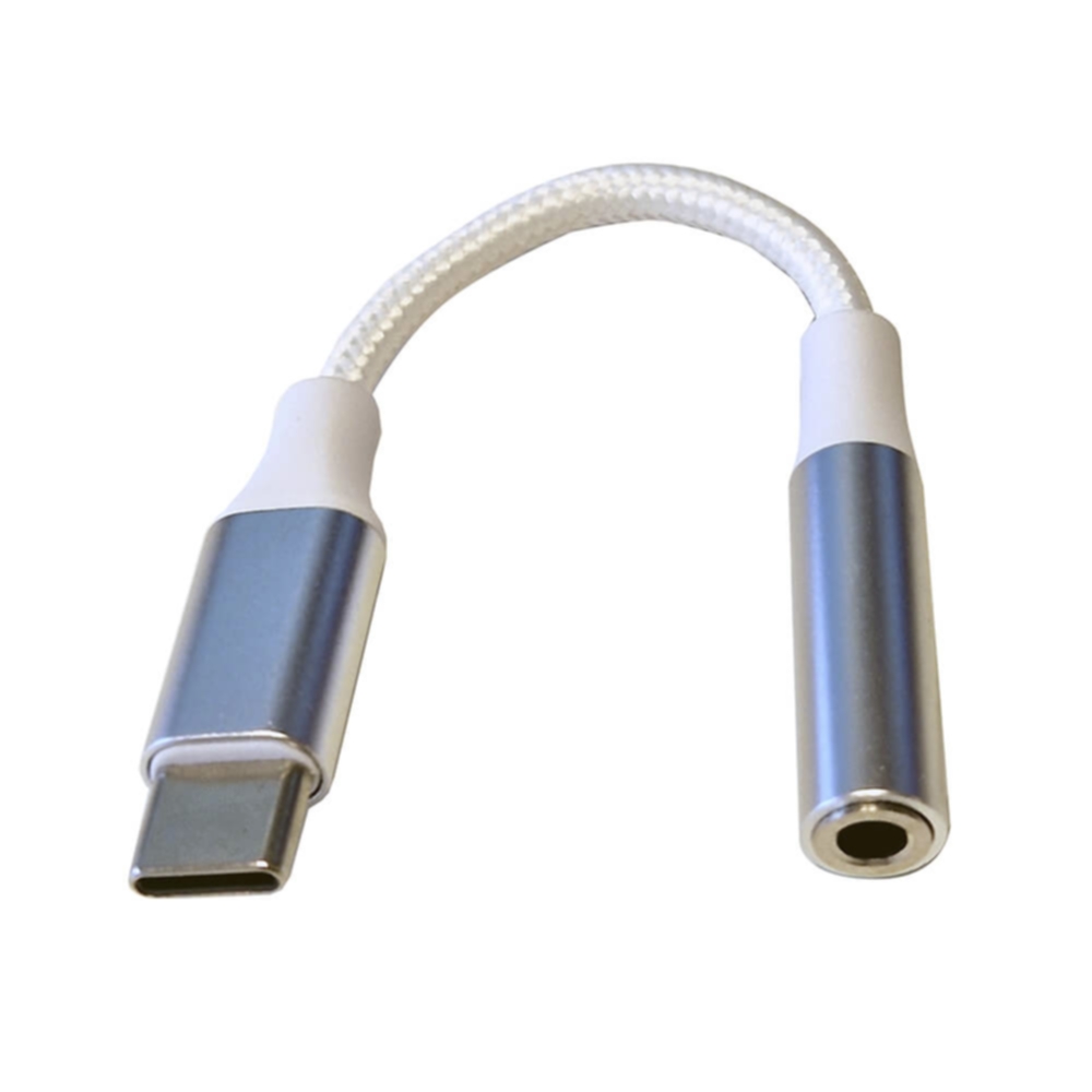 Gear Gear Adapter Audio USB-C til 3,5 mm Stereo Hvit