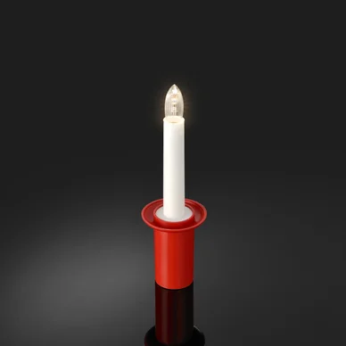 Konstsmide Konstsmide Ternelys rød LED 1xAA 1183-000 Modsvarer: N/A