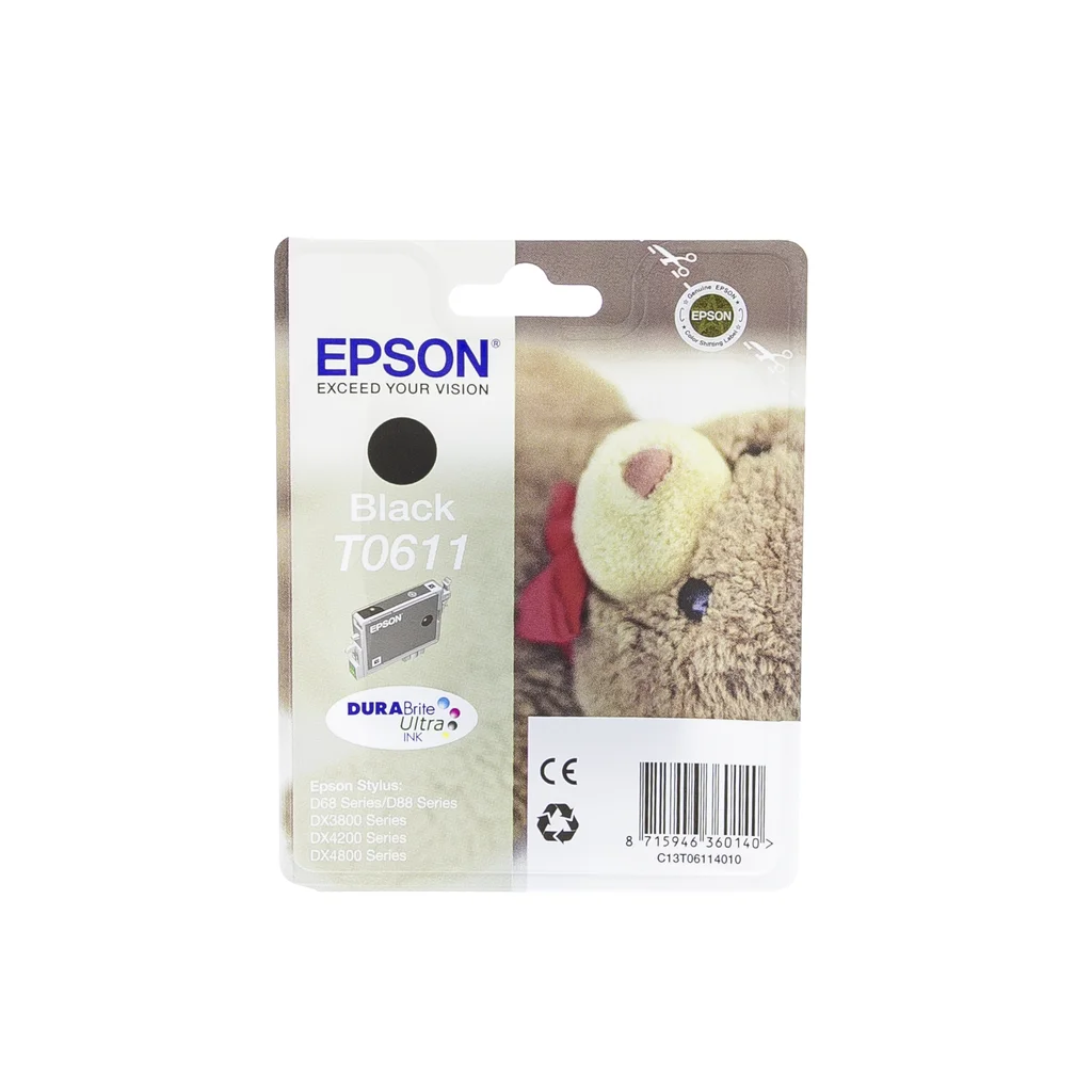Epson T0611 Bläckpatron Svart