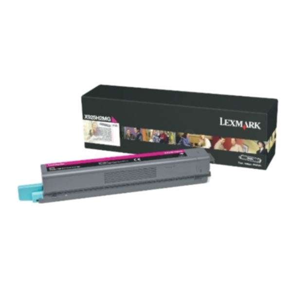 Lexmark Tonerkassett magenta, 7.500 sider, høy kapasitet X925H2MG Tilsvarer: N/A
