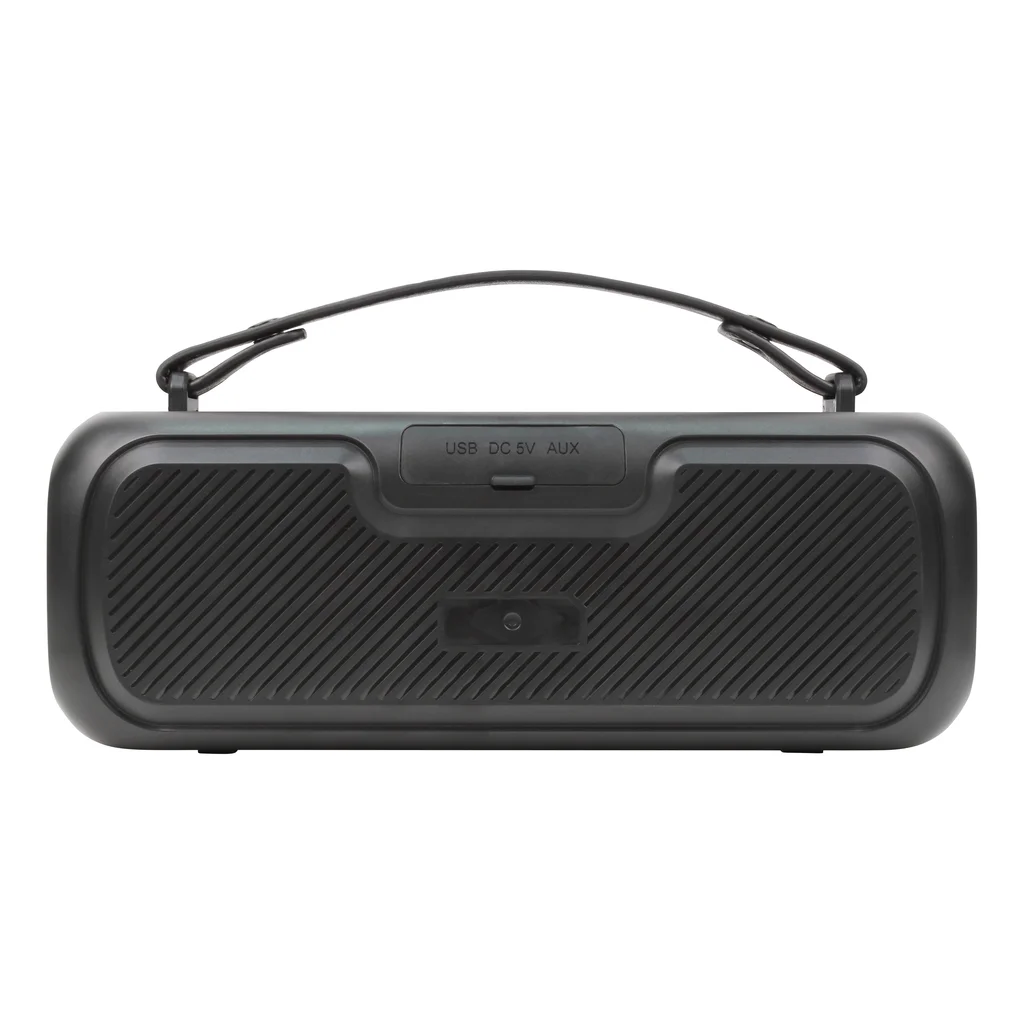 Streetz TWS Boombox, IPX5, BT 5/AUX/USB-A, RGB-LED, svart