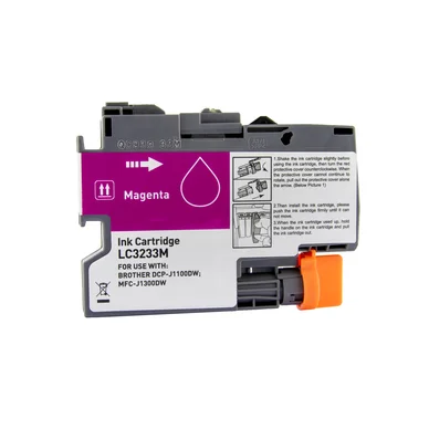 WL Blækpatron magenta, erstatter Brother LC3233M 0LC3233M Modsvarer: LC3233M