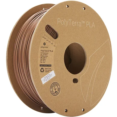 Polymaker Polymaker PolyTerra PLA - Earth Brown - 1,75mm - 1kg 6938936709077 Modsvarer: N/A