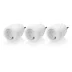 Smart Home strømbryter, 1xCEE 7/3, 10A, timer, 3-pk