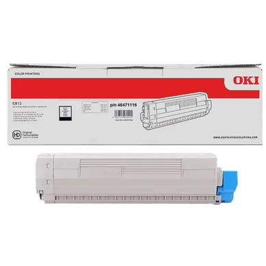 OKI Tonerkassette sort, 5000 sider 46471116 Modsvarer: N/A billede