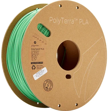 Polymaker Polymaker PolyTerra PLA - Forrest Green - 1,75mm - 1kg 6938936708469 Modsvarer: N/A