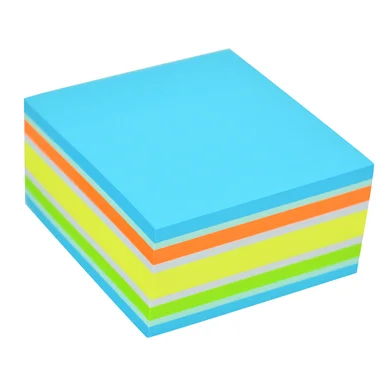 Stick'n Neonkub 76x76 400 Blad Blå