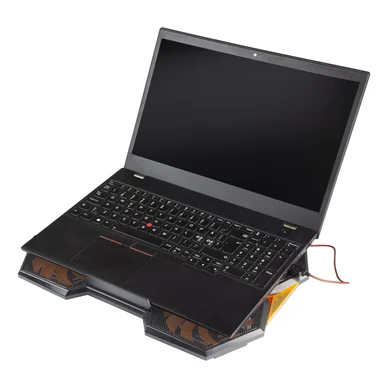 Deltaco Gaming Laptopkylare, svart/orange Deltaco Gaming Laptopkylare, svart/orange
