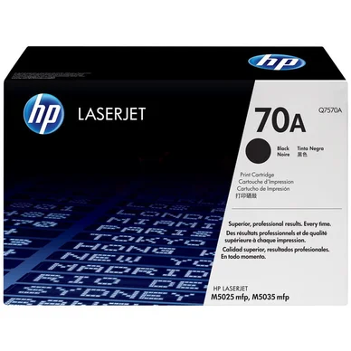 HP HP 70A Tonerkassette sort Q7570A Modsvarer: N/A billede