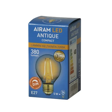 LED-lampa E27 4,5W dimbar 2200K 360 lumen LED-lampa E27 4,5W dimbar 2200K 360 lumen