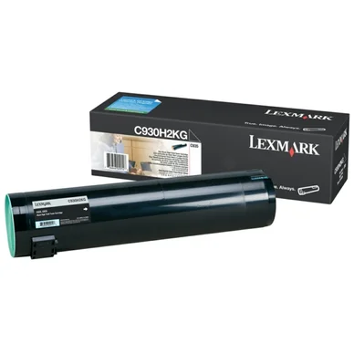 Lexmark Tonerkassette sort 38.000 sider C930H2KG Modsvarer: N/A billede