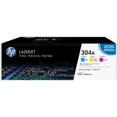 HP alt HP 304A Toner 3-pack C/M/Y