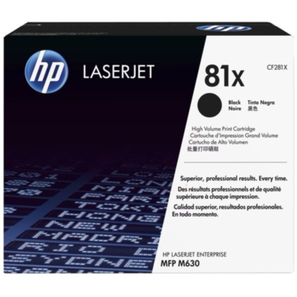 HP HP 81X Tonerkassett Svart CF281X