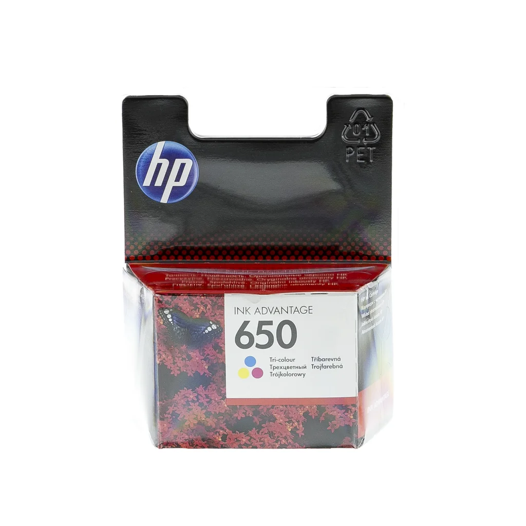 HP 650 Bläckpatron Tre-färg