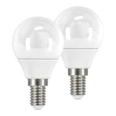AIRAM LED-lamppu E14 4,9W 2700K 470 lumen 2-pack pienkupuinen