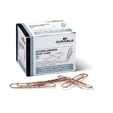 DURABLE Plastikclips Durable 77 mm, 100 stk. 4005546102092 Modsvarer: N/A