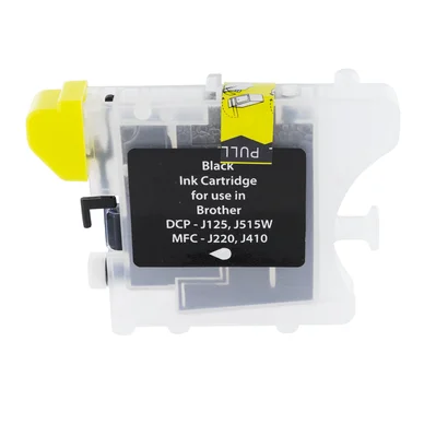 inkClub Blækpatron sort, erstatter Brother LC985BK KBA042 Modsvarer: LC985BK