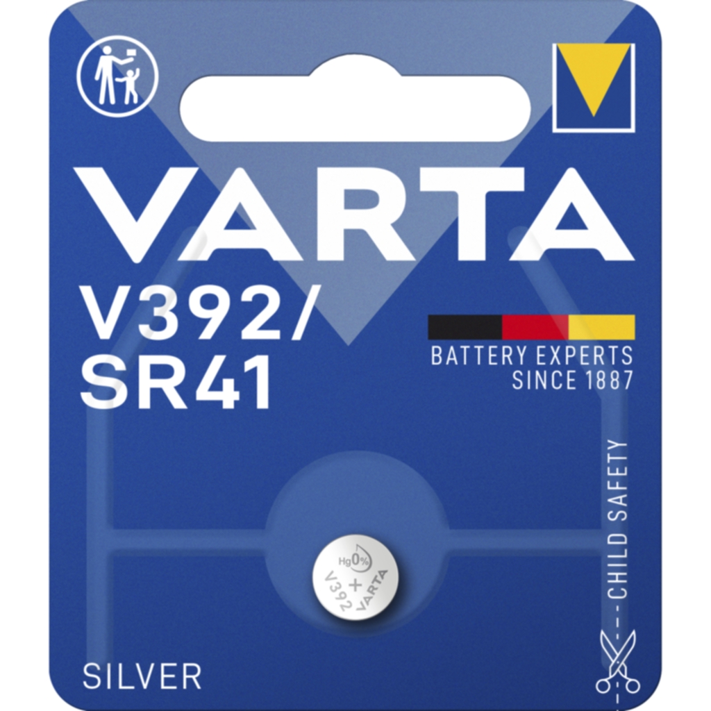 Varta V392/SR41 Silver knappcellsbatteri - 1 Pack