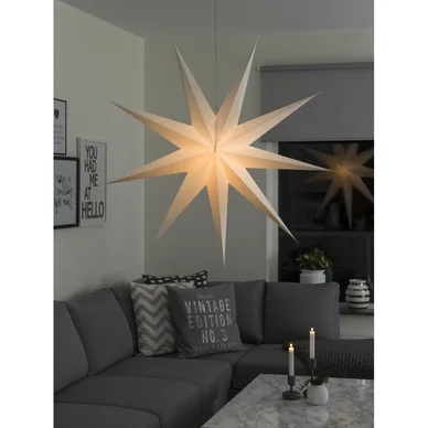 Konstsmide Konstsmide Papirstjerne hvid 115cm 2919-200 Modsvarer: N/A